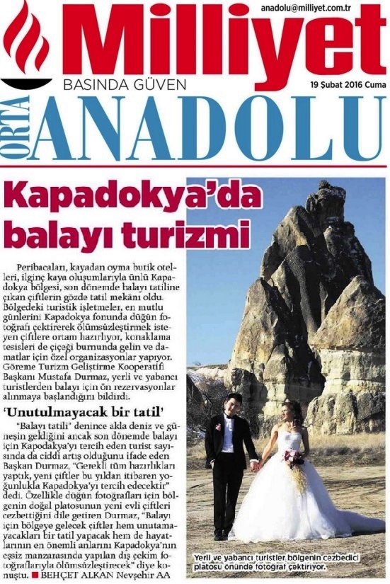 2016 02 19 Kapadokyada Balayı Turizmi